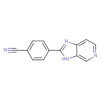 Chemical structure of 4-{3H-imidazo[4,5-c]pyridin-2-yl}benzonitrile - CSSB00001058676