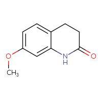 Chemical structure of 7-methoxy-1,2,3,4-tetrahydroquinolin-2-one - CSSB00012187205