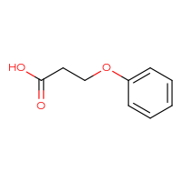 Chemical structure of 3-phenoxypropanoic acid - CSSB00000182761