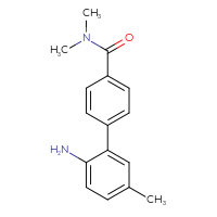 Chemical structure of 2'-amino-N,N,5'-trimethyl-[1,1'-biphenyl]-4-carboxamide - CSSB06320631781