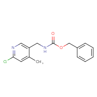Chemical structure of benzyl N-[(6-chloro-4-methylpyridin-3-yl)methyl]carbamate - CSSB03496562026