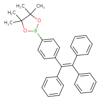 Chemical structure of 4,4,5,5-tetramethyl-2-[4-(1,2,2-triphenylethenyl)phenyl]-1,3,2-dioxaborolane - CSSB00160996860