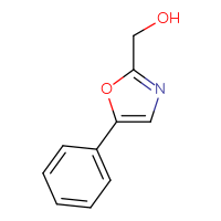 Chemical structure of (5-phenyl-1,3-oxazol-2-yl)methanol - CSSB00000749652