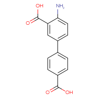 Chemical structure of 4-amino-[1,1'-biphenyl]-3,4'-dicarboxylic acid - CSSB01416862299