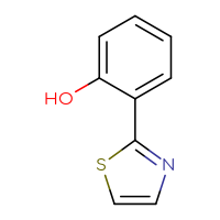 Chemical structure of 2-(1,3-thiazol-2-yl)phenol - CSSB00000700904