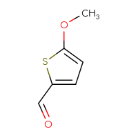 Chemical structure of 5-methoxythiophene-2-carbaldehyde - CSSB00000689122
