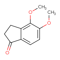 Chemical structure of 4,5-dimethoxy-2,3-dihydro-1H-inden-1-one - CSSB00000695512