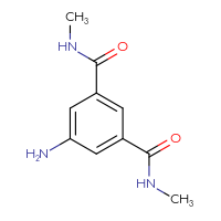 Chemical structure of 5-amino-N1,N3-dimethylbenzene-1,3-dicarboxamide - CSSB00000123074