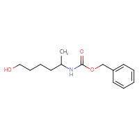 Chemical structure of benzyl N-(6-hydroxyhexan-2-yl)carbamate - CSSB00015751626