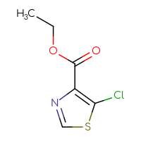 Chemical structure of ethyl 5-chloro-1,3-thiazole-4-carboxylate - CSSB00000733410