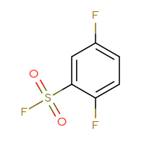 Chemical structure of 2,5-difluorobenzene-1-sulfonyl fluoride - CSSB00010300989