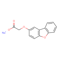 Chemical structure of sodium 2-{8-oxatricyclo[7.4.0.0²,⁷]trideca-1(9),2(7),3,5,10,12-hexaen-4-yloxy}acetate - CSSB00000693950