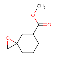 Chemical structure of methyl 1-oxaspiro[2.5]octane-5-carboxylate - CSSB14919898630