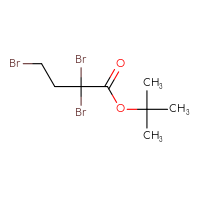 Chemical structure of tert-butyl 2,2,4-tribromobutanoate - CSSB00102421714