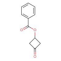 Chemical structure of 3-oxocyclobutyl benzoate - CSSB00000119026