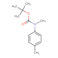 Chemical structure of tert-butyl N-methyl-N-(4-methylphenyl)carbamate - CSSB00011924856