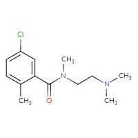 Chemical structure of 5-chloro-N-[2-(dimethylamino)ethyl]-N,2-dimethylbenzamide - CSSB01998281212