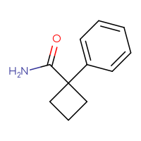 Chemical structure of 1-phenylcyclobutane-1-carboxamide - CSSB00011200869