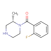 Chemical structure of (2S)-1-(2-fluorobenzoyl)-2-methylpiperazine - CSSB00006467831