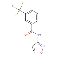 Chemical structure of N-(1,2-oxazol-3-yl)-3-(trifluoromethyl)benzamide - CSSB00102626107
