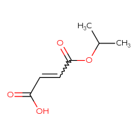 Chemical structure of 4-oxo-4-(propan-2-yloxy)but-2-enoic acid - CSSB00052965083