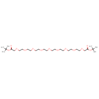 Chemical structure of 1,29-di-tert-butyl 3,6,9,12,15,18,21,24,27-nonaoxanonacosanedioate - CSSB03437848115