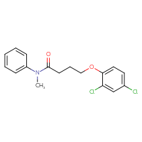 Chemical structure of 4-(2,4-dichlorophenoxy)-N-methyl-N-phenylbutanamide - CSSB00046888466