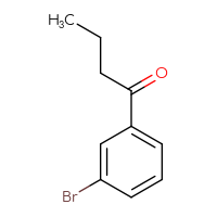 Chemical structure of 1-(3-bromophenyl)butan-1-one - CSSB00011350658
