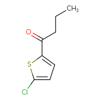 Chemical structure of 1-(5-chlorothiophen-2-yl)butan-1-one - CSSB00011203525