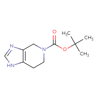 Chemical structure of tert-butyl 1H,4H,5H,6H,7H-imidazo[4,5-c]pyridine-5-carboxylate - CSSB00010009475