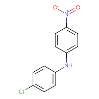 Chemical structure of N-(4-chlorophenyl)-4-nitroaniline - CSSB00000708752