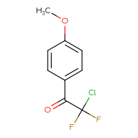 Chemical structure of 2-chloro-2,2-difluoro-1-(4-methoxyphenyl)ethan-1-one - CSSB00012753979