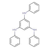 Chemical structure of N1,N3,N5-triphenylbenzene-1,3,5-triamine - CSSB00020681280