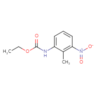 Chemical structure of ethyl N-(2-methyl-3-nitrophenyl)carbamate - CSSB00000253276