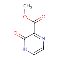 Chemical structure of methyl 3-oxo-3,4-dihydropyrazine-2-carboxylate - CSSB00000066988