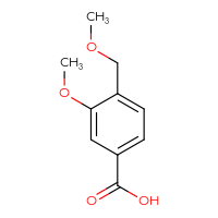 Chemical structure of 3-methoxy-4-(methoxymethyl)benzoic acid - CSSB00000687792