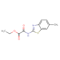 Chemical structure of ethyl [(6-methyl-1,3-benzothiazol-2-yl)carbamoyl]formate - CSSB00003128944