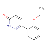 Chemical structure of 6-(2-ethoxyphenyl)-2,3-dihydropyridazin-3-one - CSSB00000352824