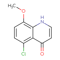 Chemical structure of 5-chloro-8-methoxy-1,4-dihydroquinolin-4-one - CSSB00011310544