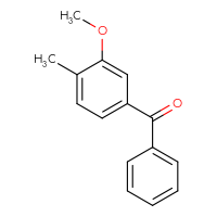 Chemical structure of (3-methoxy-4-methylphenyl)(phenyl)methanone - CSSB00000323907