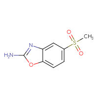 Chemical structure of 5-methanesulfonyl-1,3-benzoxazol-2-amine - CSSB00012919255