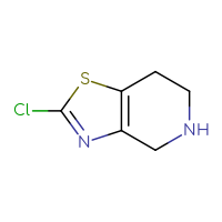 Chemical structure of 2-chloro-4H,5H,6H,7H-[1,3]thiazolo[4,5-c]pyridine - CSSB00010729966