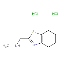 Chemical structure of methyl[(4,5,6,7-tetrahydro-1,3-benzothiazol-2-yl)methyl]amine dihydrochloride - CSSB00015182671