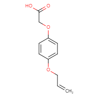 Chemical structure of 2-[4-(prop-2-en-1-yloxy)phenoxy]acetic acid - CSSB00010426592