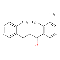 Chemical structure of 1-(2,3-dimethylphenyl)-3-(2-methylphenyl)propan-1-one - CSSB00001316580