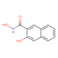 Chemical structure of N,3-dihydroxynaphthalene-2-carboxamide - CSSB00000199124