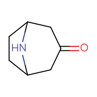 Chemical structure of 8-azabicyclo[3.2.1]octan-3-one - CSSB00000058691