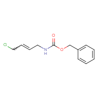 Chemical structure of benzyl N-(4-chlorobut-2-en-1-yl)carbamate - CSSB02125608260
