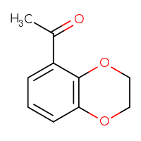 Chemical structure of 1-(2,3-dihydro-1,4-benzodioxin-5-yl)ethan-1-one - CSSB00012179883