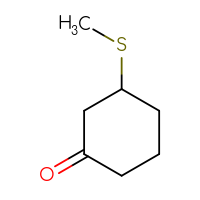 Chemical structure of 3-(methylsulfanyl)cyclohexan-1-one - CSSB00012138059